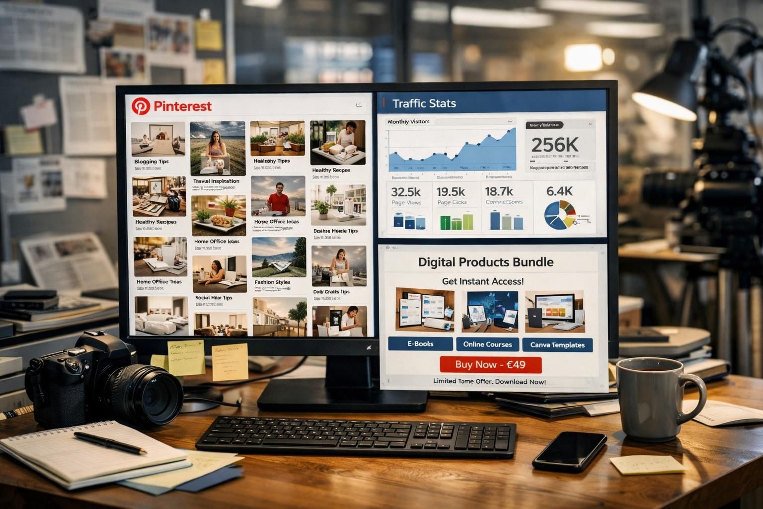 découvrez comment les créateurs exploitent pinterest pour augmenter le trafic vers leurs offres digitales et booster leur visibilité en ligne.