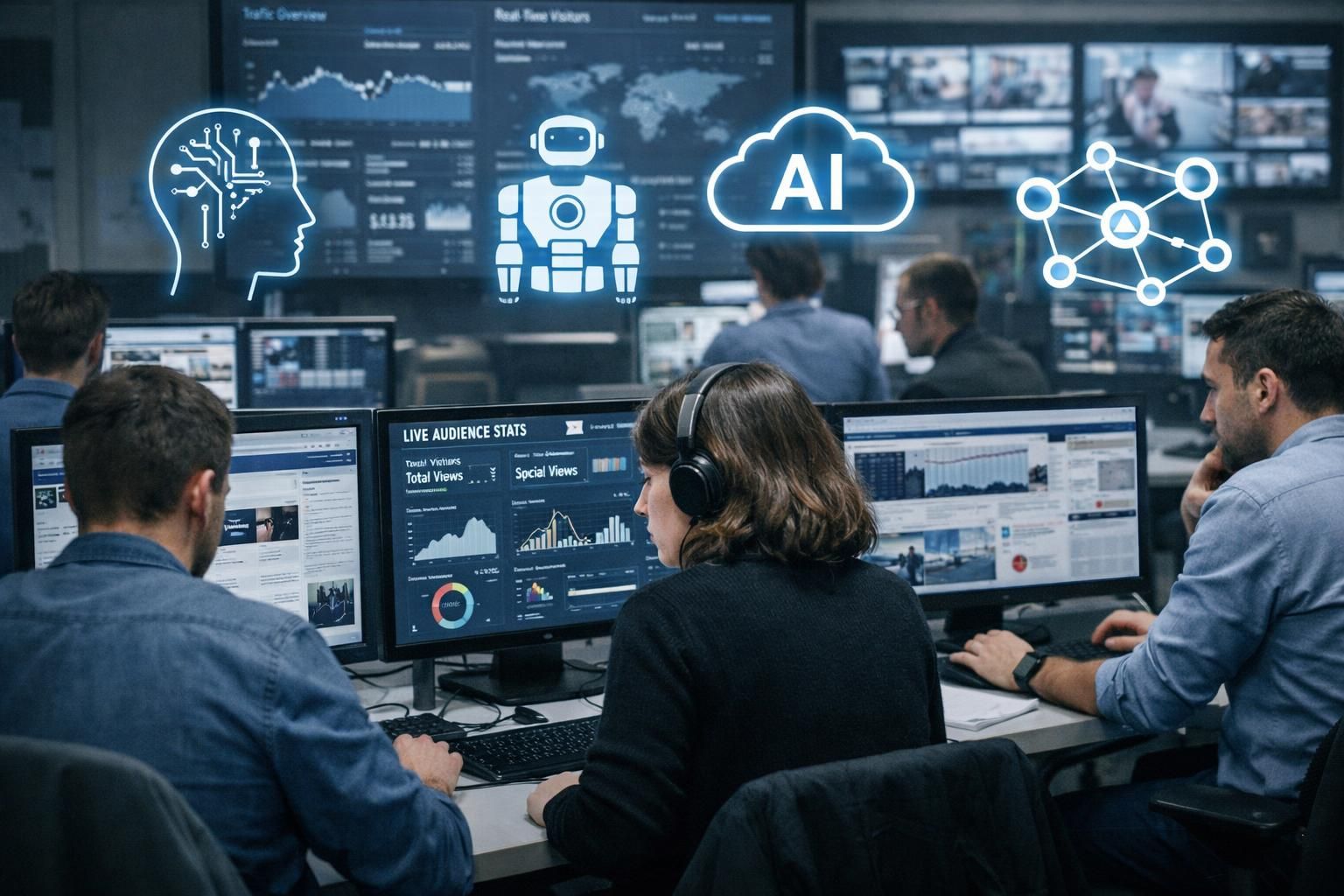 découvrez comment les médias numériques intègrent l'intelligence artificielle pour transformer leurs rédactions et accélérer la production de contenus éditoriaux.